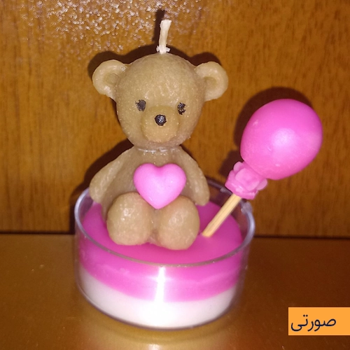 گیفت تولد شمع خرس تدی