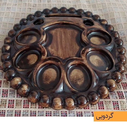 هفت سین اقتصادی سنگ مصنوعی طرح چوب و گردویی