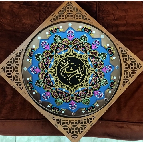 تابلوی سفال برجسته دیوارکوب ایران